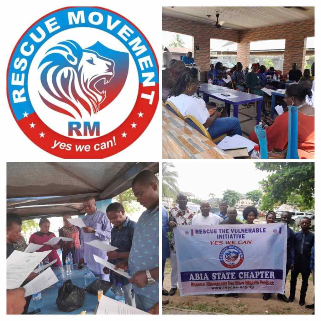 Rescue Movement Inaugurates Delta,Abia State Chapters, Urges Members to Stand for a New Nigeria